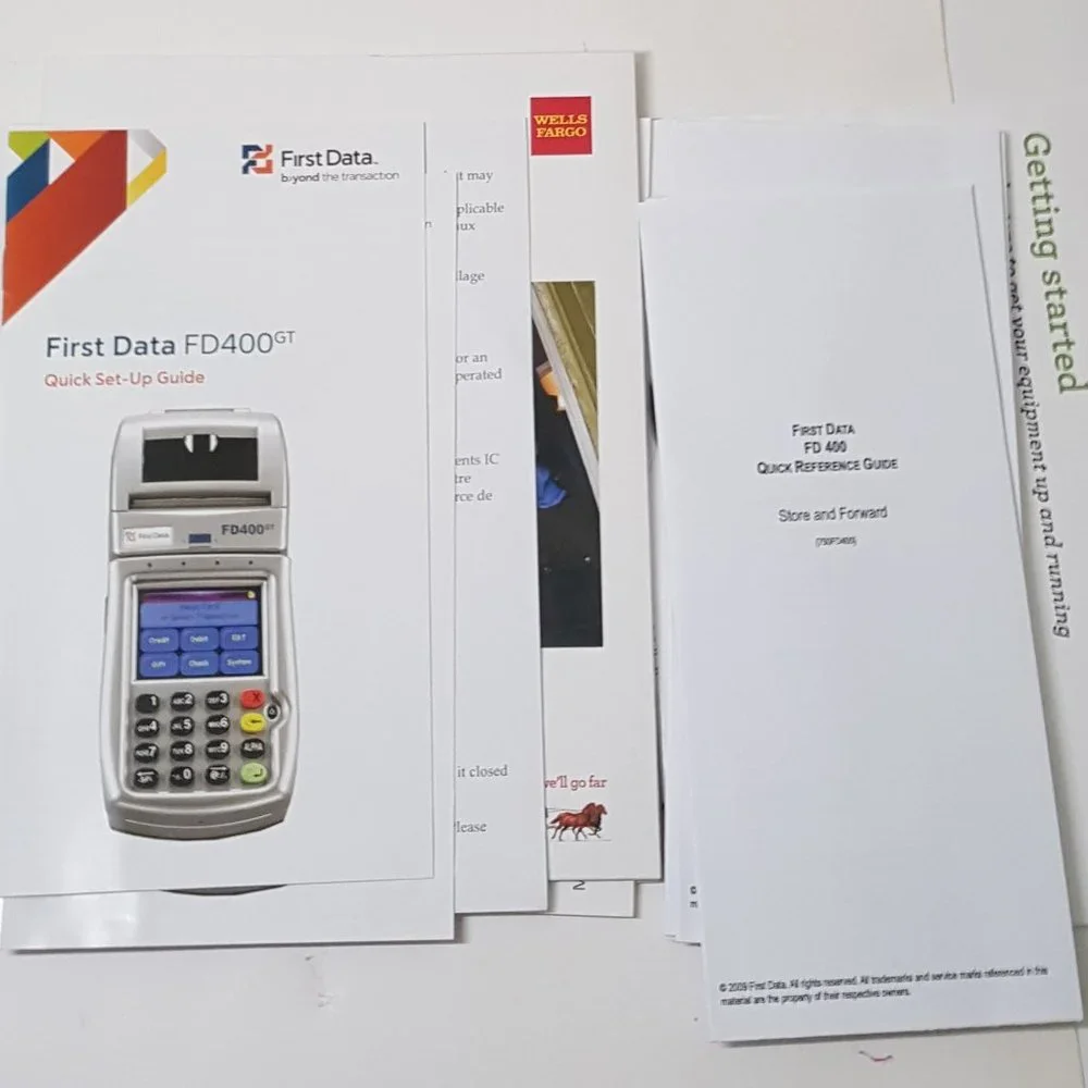 New In Box First Data FD400GT (MC8090) Credit Card Reader